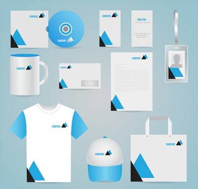 藍色服裝辦公VI設計 塑造專業、信賴的企業形象